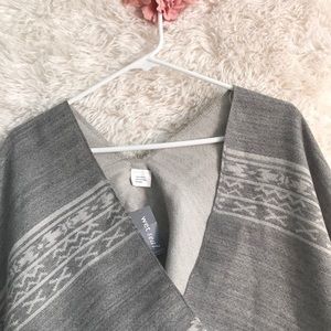 Aztec print Pancho NEW